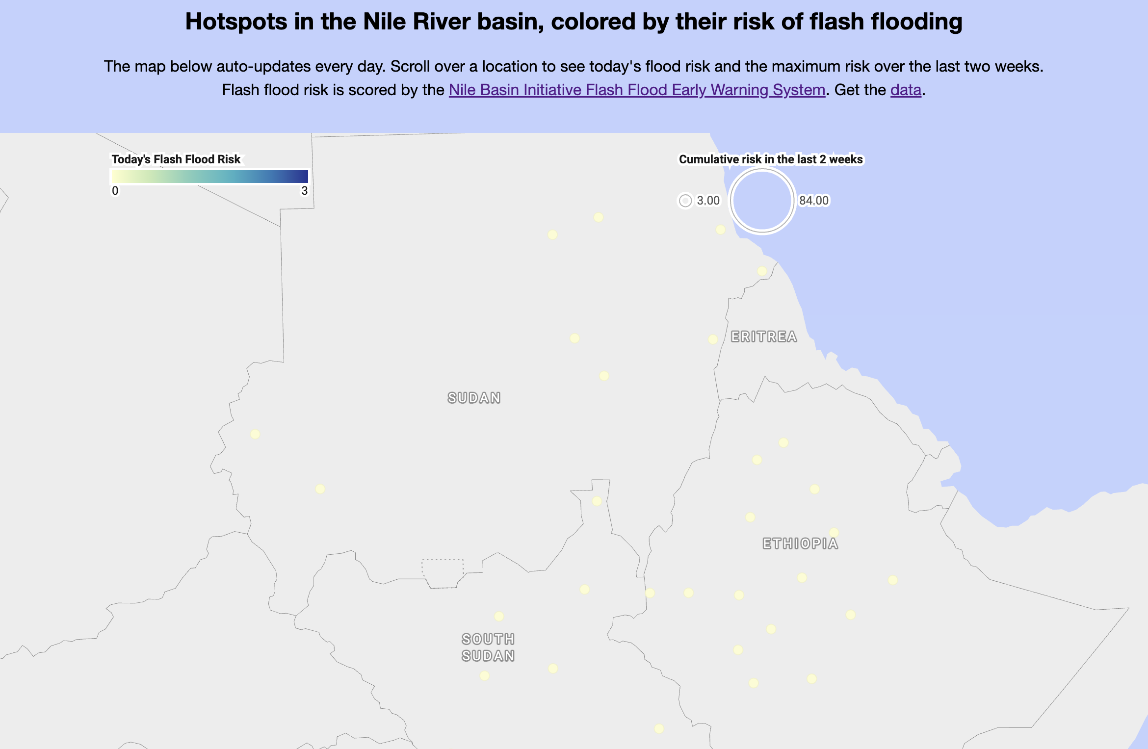 The Nile Flood Forecast